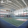 Vorgefertigte moderne Design Stahlstruktur Dachbasketball Fitnessstudio Fußball Platz Rahmen Dach Stadion Bau